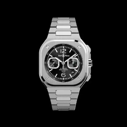 Bell & Ross BR 05 Chrono Black Steel Watch